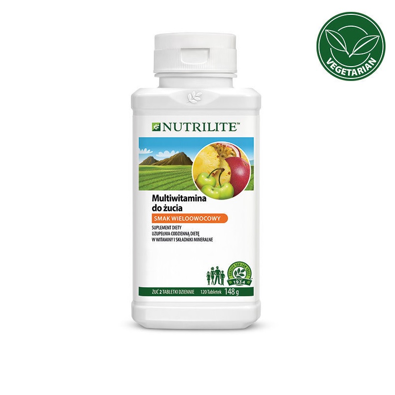 AMWAY Nutrilite™ Multiwitamina w tabletkach do żucia